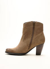 Bottines/Boots beige FUGITIVE BY FRANCESCO ROSSI pour femme seconde vue