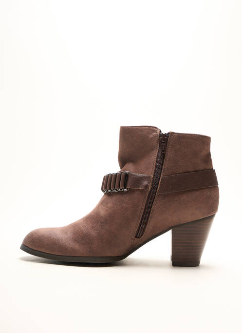 Bottines/Boots marron FUGITIVE BY FRANCESCO ROSSI pour femme