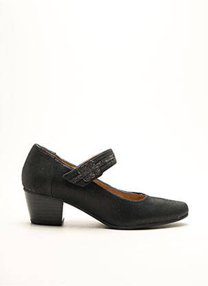 Escarpins cubain talon de 4 à 6cm noir FUGITIVE BY FRANCESCO ROSSI femme