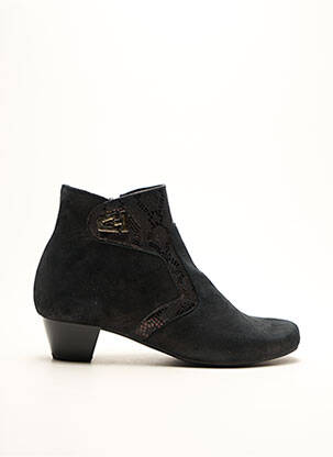 Bottines/boots fermeture zippée talon de 4 à 6cm noir ARTIKA SOFT femme
