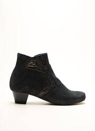 Bottines/boots fermeture zippée talon de 4 à 6cm noir ARTIKA SOFT femme