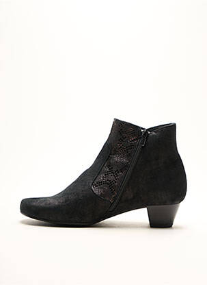 Bottines/boots fermeture zippée talon de 4 à 6cm noir ARTIKA SOFT femme