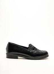 Mocassins bout rond talon plat jusqu'à 3cm noir REMONTE femme