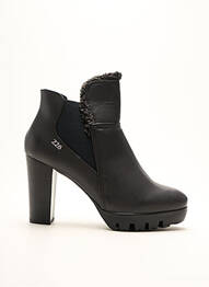 Bottines/boots tissage satiné talon haut de 10cm et plus noir 226 SHOES femme