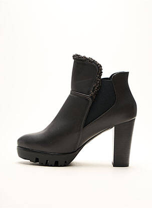 Bottines/boots tissage satiné talon haut de 10cm et plus noir 226 SHOES femme