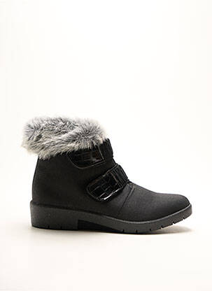 Bottines/boots fourrée talon de 4 à 6cm noir SAMITEX femme