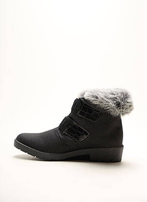 Bottines/boots fourrée talon de 4 à 6cm noir SAMITEX femme