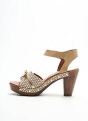 Sandales/Nu pieds beige NEMONIC pour femme seconde vue