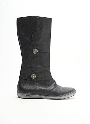 Bottes effet froissé noir BELLAMY fille