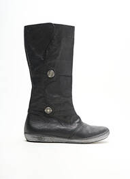 Bottes effet froissé noir BELLAMY fille
