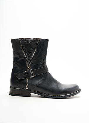 Bottines/boots fermeture zippée talon plat jusqu'à 3cm noir BELLAMY femme
