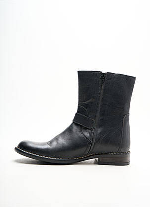 Bottines/boots fermeture zippée talon plat jusqu'à 3cm noir BELLAMY femme