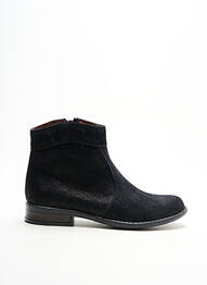 Bottines/boots tissage satiné talon plat jusqu'à 3cm noir BELLAMY femme
