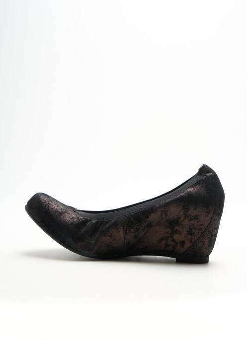 Ballerines bout rond talon de 7 à 9cm marron MAM'ZELLE femme