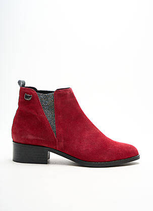 Bottines/Boots rouge LOLLIPOPS pour femme