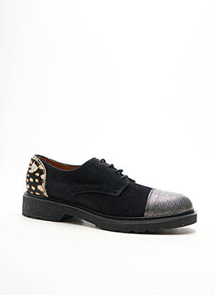 Derbies tissage satiné talon plat jusqu'à 3cm noir LOLLIPOPS femme