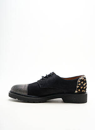 Derbies tissage satiné talon plat jusqu'à 3cm noir LOLLIPOPS femme