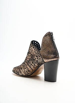 Bottines/boots talon bottier talon de 7 à 9cm marron LA ZAMPA femme