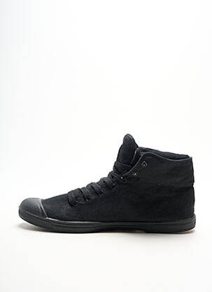 Baskets bout rond talon plat jusqu'à 3cm noir LA ZAMPA femme