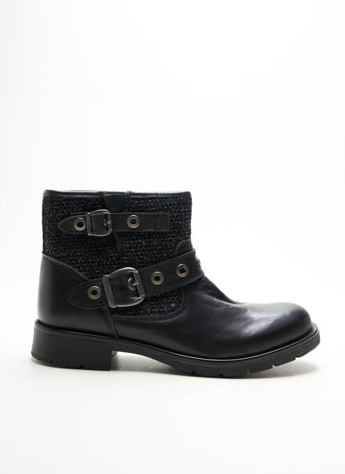 Bottines/boots talon plat jusqu'à 3cm noir LE TEMPS DES CERISES femme