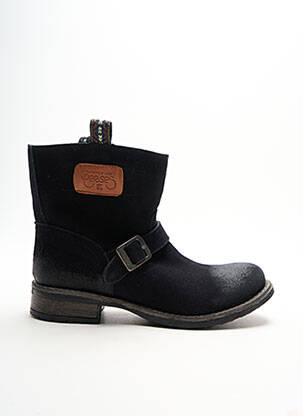 Bottines/boots talon plat jusqu'à 3cm noir LE TEMPS DES CERISES femme