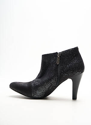 Bottines/boots fermeture zippée talon de 7 à 9cm noir LES P'TITES BOMBES femme