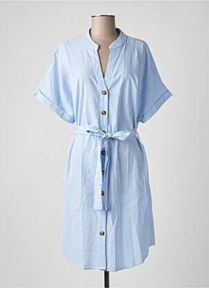 Robe mi-longue bleu NOUGAT pour femme