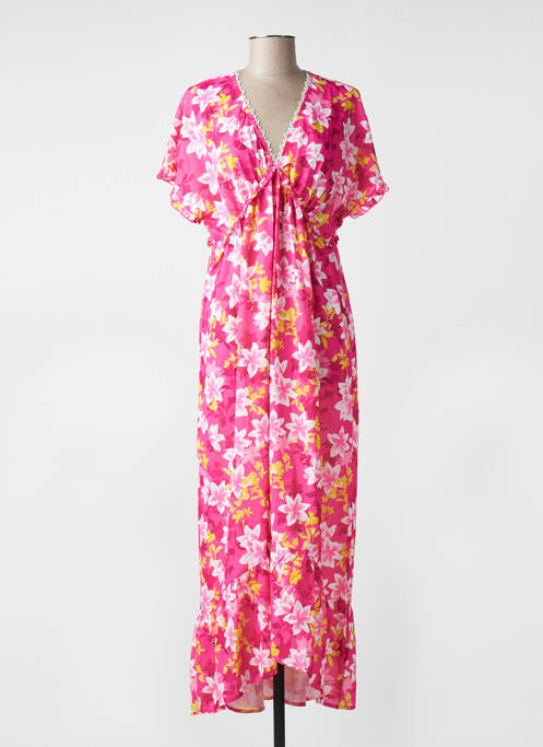 Robe longue rose KILKY pour femme