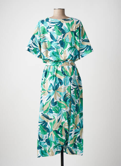 Robe longue vert NOUGAT pour femme