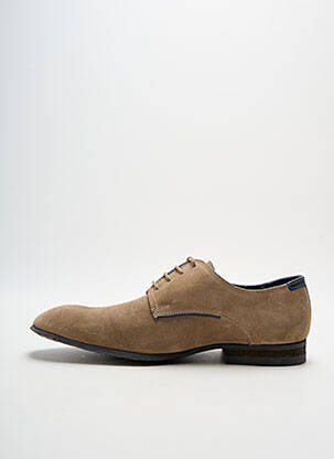 Derbies type de semelle amortissante talon bas beige BILL TORNADE homme