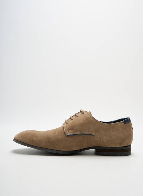 Derbies type de semelle amortissante talon bas beige BILL TORNADE homme