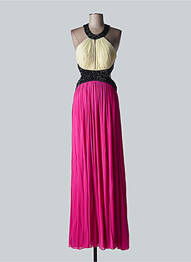 Robe longue sans manche sans manche violet FOREVER UNIQUE femme