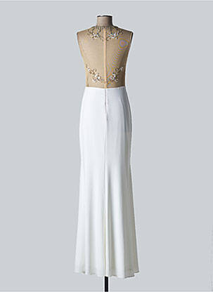 Robe longue sans manche sans manche beige FOREVER UNIQUE femme