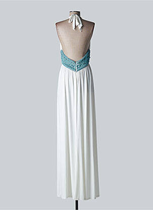 Robe longue sans manche sans manche blanc FOREVER UNIQUE femme