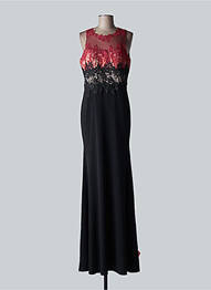 Robe longue sans manche sans manche noir FOREVER UNIQUE femme