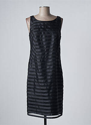 Robe mi-longue sans manche sans manche noir VERA MONT femme
