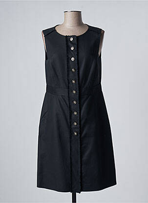 Robe mi-longue sans manche sans manche noir ANANKE femme
