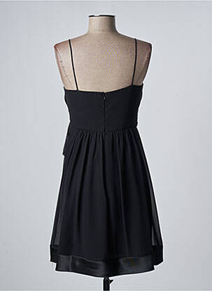 Robe mi-longue coupe fluide sans manche noir FASHION NEW YORK femme