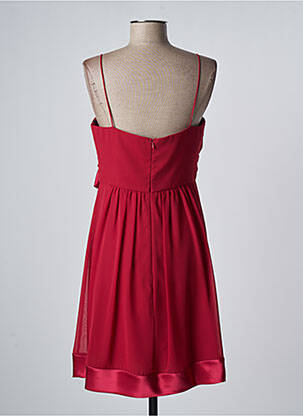Robe mi-longue coupe fluide sans manche rouge FASHION NEW YORK femme
