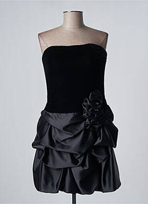 Robe courte sans manche sans manche noir FASHION NEW YORK femme