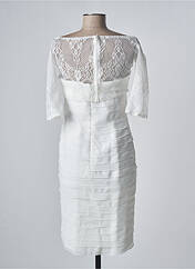 Robe mi-longue blanc FASHION NEW YORK pour femme seconde vue