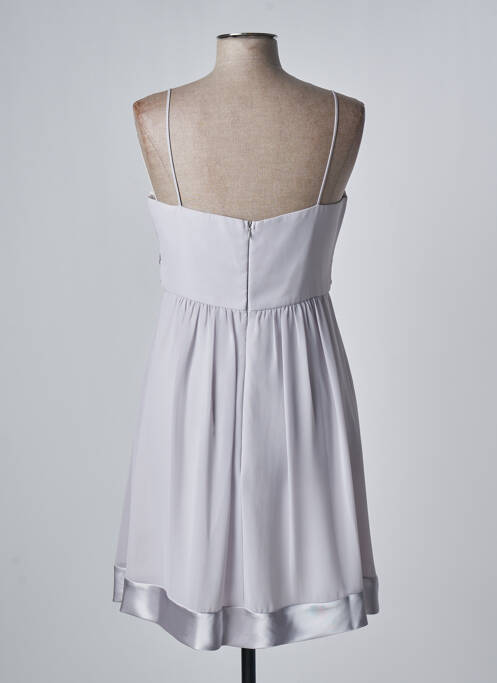 Robe mi-longue gris FASHION NEW YORK pour femme