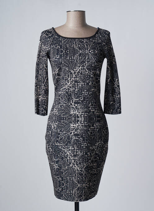 Robe mi-longue noir EROKE pour femme