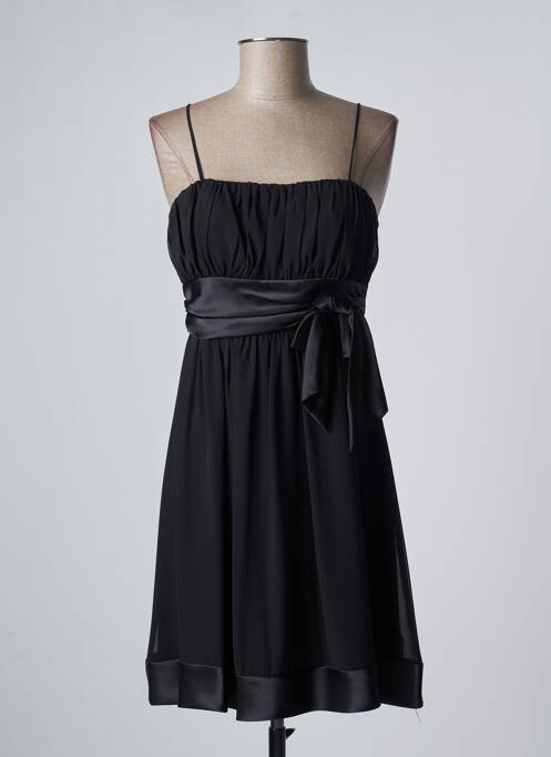 Robe mi-longue noir FASHION NEW YORK pour femme