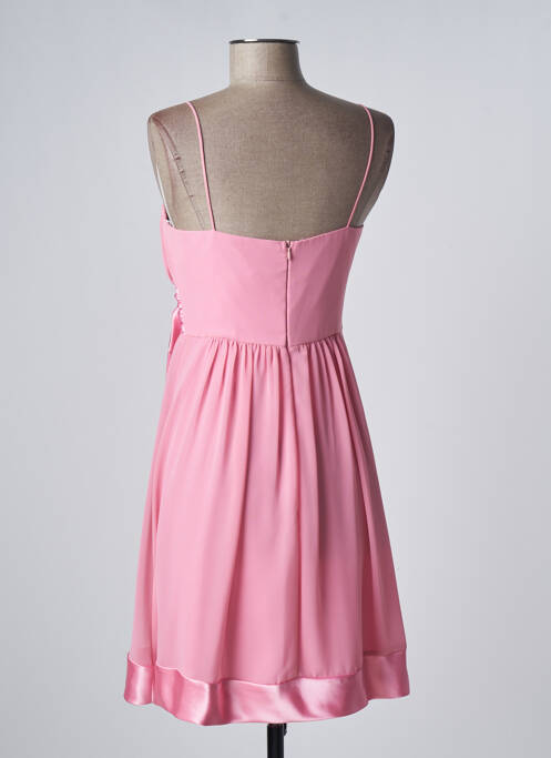 Robe mi-longue rose FASHION NEW YORK pour femme