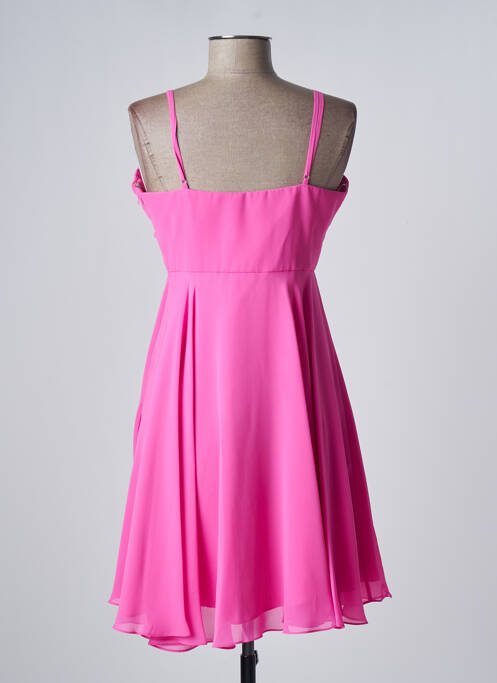 Robe mi-longue violet FASHION NEW YORK pour femme