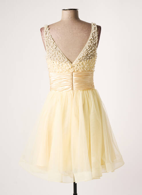 Robe mi-longue jaune CORIZZI pour femme