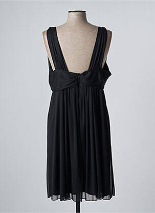 Robe mi-longue sans manche sans manche noir FASHION NEW YORK femme