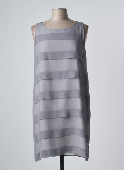 Robe mi-longue gris ROBE LEGERE BY VERA MONT pour femme