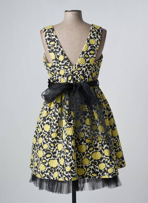 Robe mi-longue jaune SONIA PENA pour femme